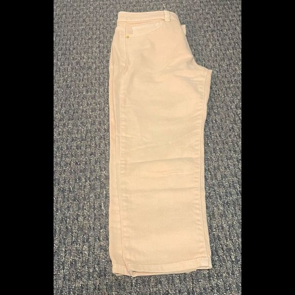 Michael Kohrs Womens Peach Colored Capri Jeans Size 4 - Picture 2 of 2